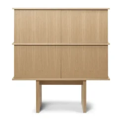 Ferm Living Stilt sideboard double 109x100 cm, Natural oak Beige Sale