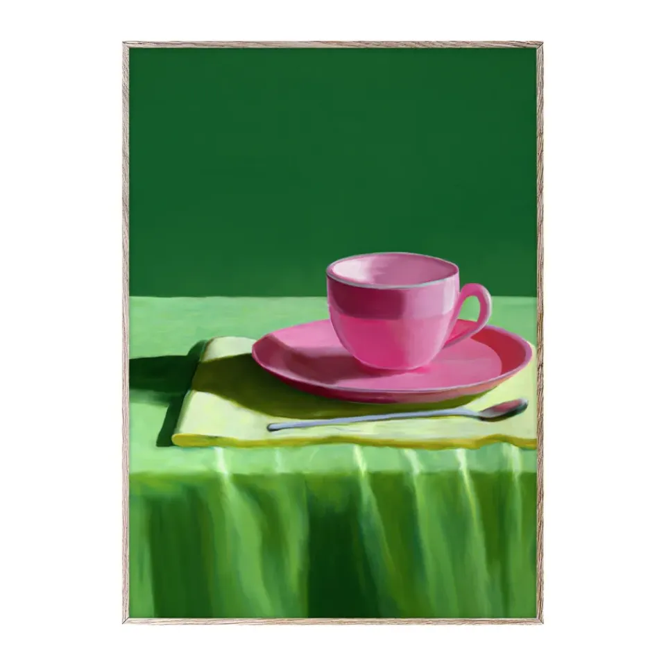 Paper Collective Sto Here poster, 70x100 cm GreenPink Clearance
