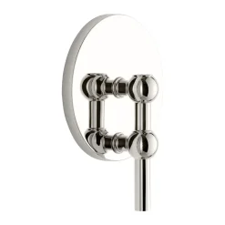 STOFF Nagel candle sticks wall, Chrome Silver-coloured Best