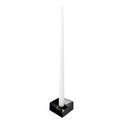 STOFF Nagel reflect candle holder small 2.7 cm, Black chrome BlackSilver-coloured Best