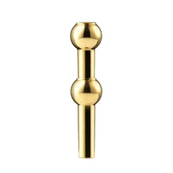 STOFF Nagel vase, Brass Gold-coloured New