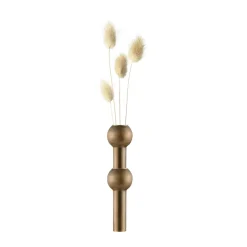 STOFF Nagel vase, Bronzed brass Gold-coloured New