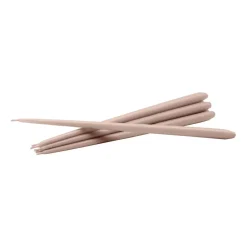 STOFF tapered candle by ester & erik 6-pack, Latte Beige