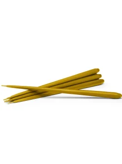 STOFF tapered candle by ester & erik 6-pack, Mustard Yellow Discount