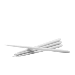 STOFF tapered candle by ester & erik 6-pack, White Hot