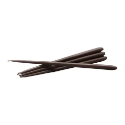 STOFF tapered candle by ester & erik 6-pack, Espresso Brown Sale
