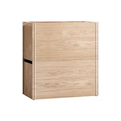 MOEBE Storage box oak 33x60 cm, Wood. white BrownWhite Discount