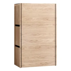 MOEBE Storage box oak 33x60 cm, Wood. black BrownBlack Discount