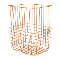 Mette Ditmer Store-it storage basket with cotton bag large, Orange
