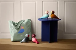 Kay Bojesen Denmark Story bird, Cosy, 15.5 cm Red Sale