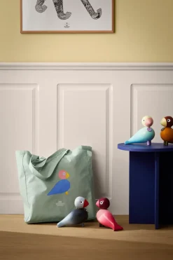 Kay Bojesen Denmark Story bird, Joy Blue Hot