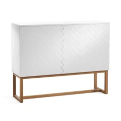 A2 Story cabinet, -oak legs White Sale