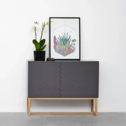 A2 Story Side table, Midnight , stand Blue