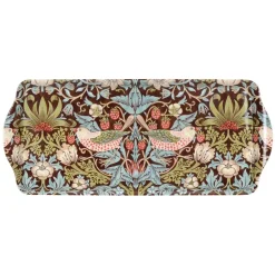 Pimpernel Strawberry Thief sandwich tray, Brown Clearance