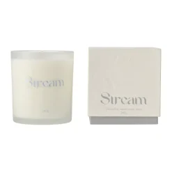 Scandi Living Stream scented candle, 240 g Blue Clearance