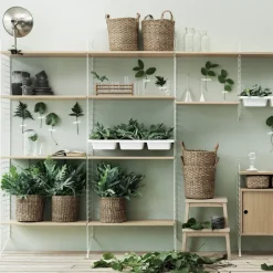String bowl shelf, , 78x30 cm Beige Online