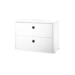 String cabinet with drawers, , 58x30 cm White Discount
