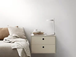 String cabinet with drawers, Oak, 58x30 cm Beige Outlet