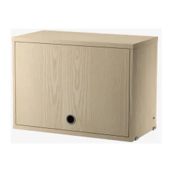 String cabinet with flip door, Ash, 58x30 cm Beige Clearance