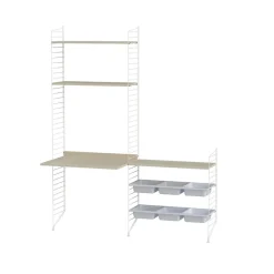 String children's room ash & white - Combination E Beige Hot