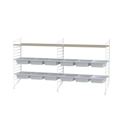 String children's room & white - Combination F Beige Outlet