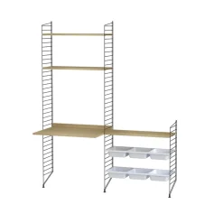 String children's room oak & black - Combination E Beige Hot