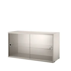 String display cabinet, , 78x30 cm Beige Discount