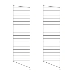 String floor panels, Dark , 115x30 cm, 2-pack Grey New