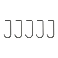 String J-hook 5-pack, Dark Grey New