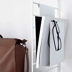 String magazine holder 17x27 cm, White Outlet