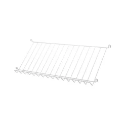 String magazine shelf wire, White Hot