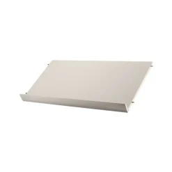 String magazine shelf wood, , 78x30 cm Beige Clearance
