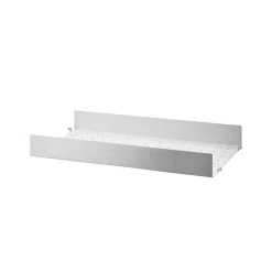 String Outdoor shelf, Galvanized-58x30 cm-high edge Grey Clearance