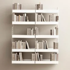 String shelf metal, , 58x30 cm, high edge Beige Outlet