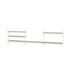 String shelf Pocket ash-white, ash-white Beige Discount