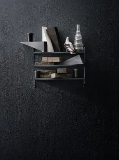 String shelf Pocket metal, Sergel Grey New