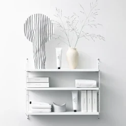 String Shelf Pocket , White Hot