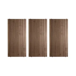 String shelf, Walnut, 58x30 cm, 3-pack Brown Hot
