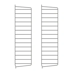 String wall panels, Dark , 75x20 cm, 2-pack Grey Clearance