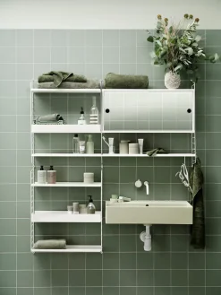 String wall panels, , 75x20 cm, 1-pack White Sale