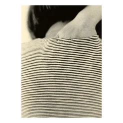 Paper Collective Striped Shirt poster, 50x70 cm YellowBlack Clearance