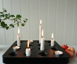 Born In Sweden Stumpastaken candle holder , large Black Discount