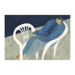 Fine Little Day Summer evening poster, 50x70 cm Blue New