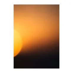 Paper Collective Sunset 01 poster, 50x70 cm OrangeBlack Hot
