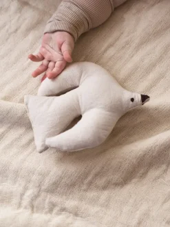 Ferm Living Swif bird soft toy, Undyed White