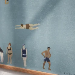 Fine Little Day Swimmers poster, , 50x70 cm Blue Online