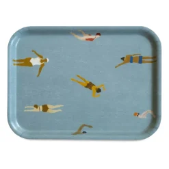 Fine Little Day Swimmers tray 20x27 cm, Blue BlueMulti New