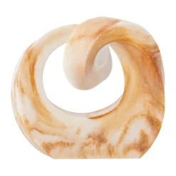 Bloomingville Swirl decoration, Brown BrownWhite