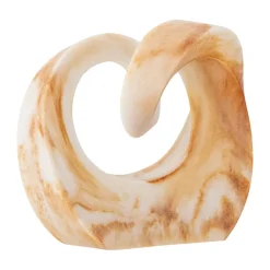 Bloomingville Swirl decoration, Brown BrownWhite