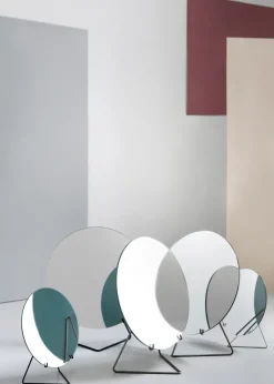 MOEBE Table mirror Ø20 cm, Black Outlet
